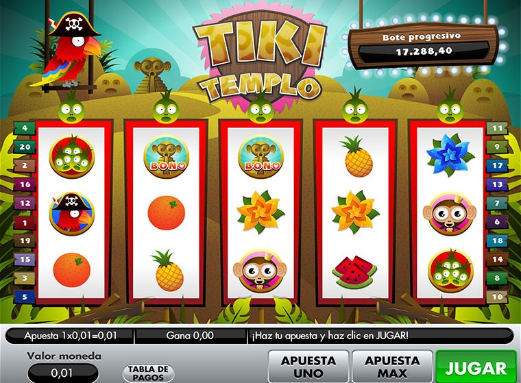 ¿Cómo Jugar la Slot Tiki Templo de Botemanía?