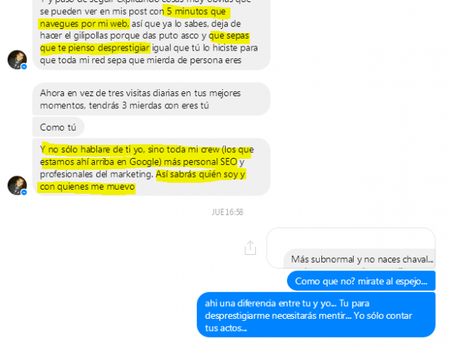 redsincrisis caza-referidos miguel fernandez amenaza seo foronaranja